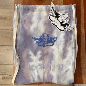 Boys Lie purple tie dye drawstring backpack